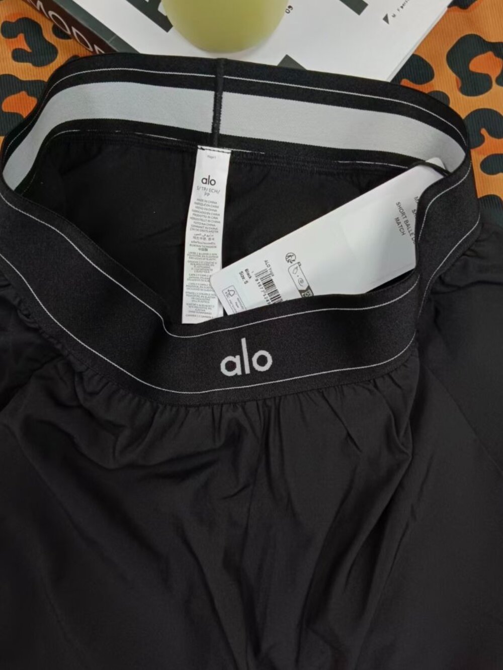 🍠Black Alo Yoga Match Point Short😸Leg-Lengthening Brand new with tags - Picture 6 of 8